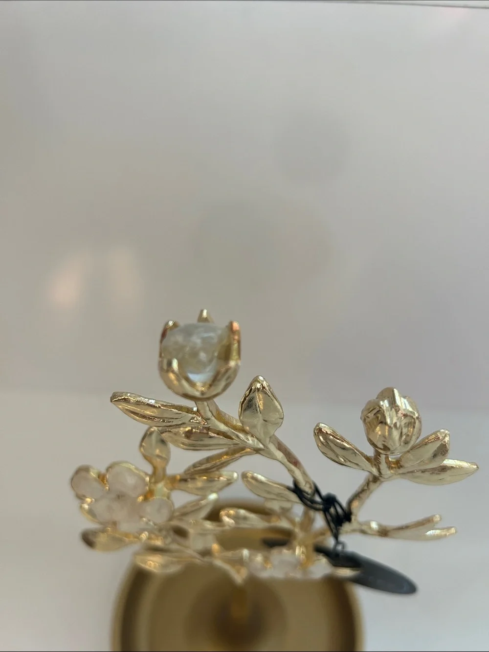 Cynthia Rowley Metallic Gold Blossom Jewelry Stand
